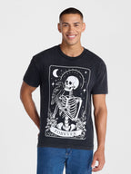 Halloween Boxy Fit Chest X-Ray Graphic Tee Shirt, Men's Sizes XS-4XLT