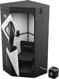 SAUNABOX Personal Steam Sauna Tent With Chair Mat And Case - SmartSteam Kit Pro