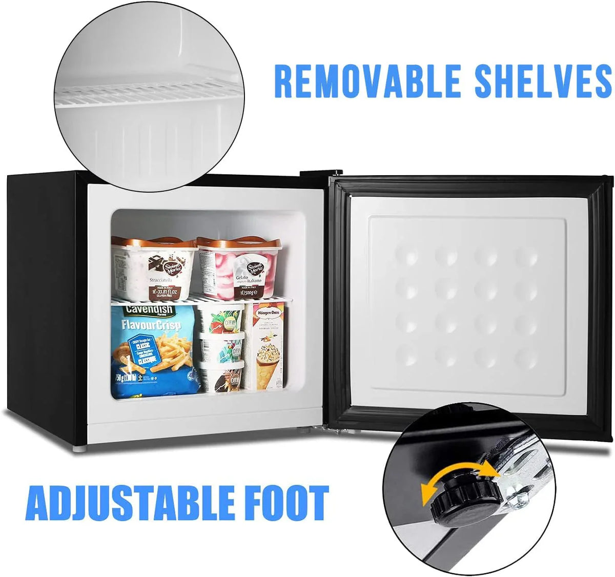 Antarctic Star Mini Upright Freezer 1.2 cu.ft