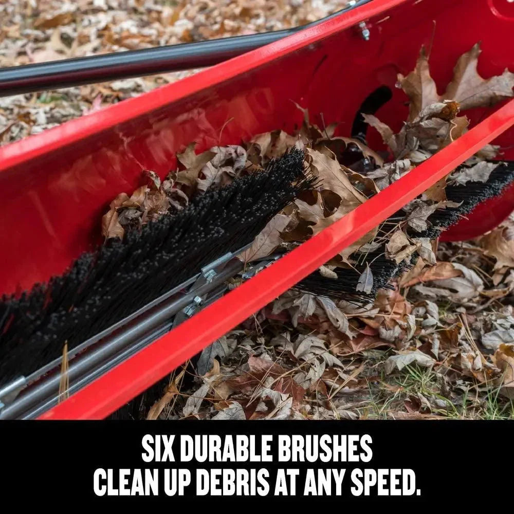 CRAFTSMAN 52 in Tow Lawn Sweeper, Black - CMXGZBF7124546