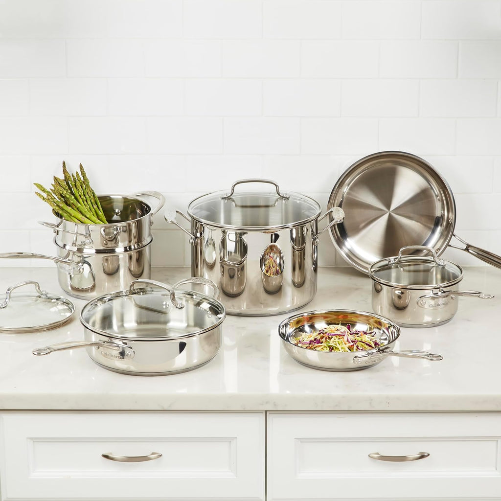 Cuisinart Chef's Classic 11-Piece Stainless Steel Cookware Set