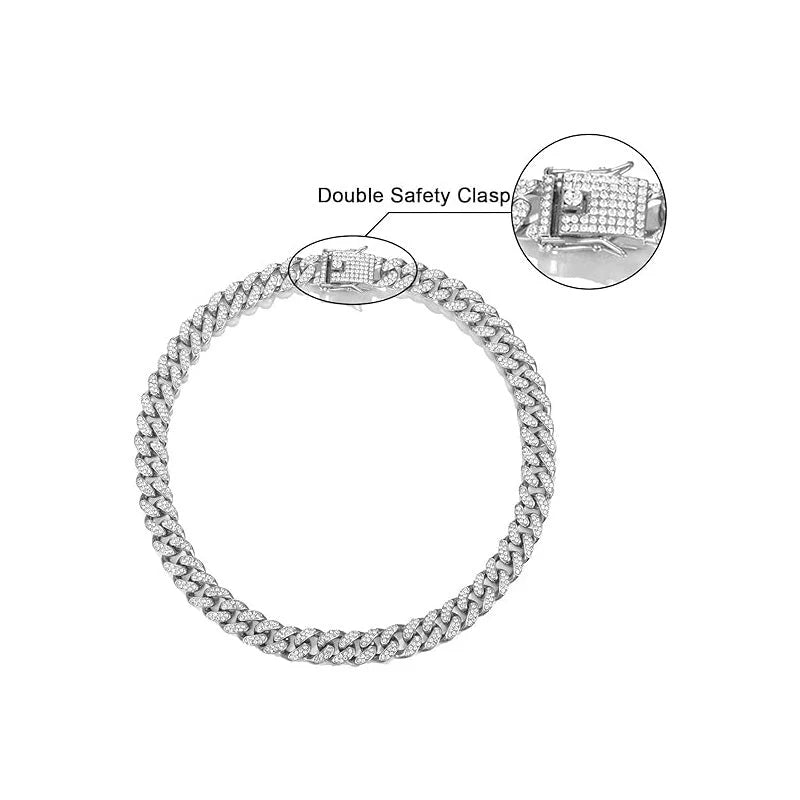 Shark Pendant Necklace With 20in Cuban Link Chain, 13mm Width