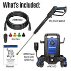 Westinghouse Electric Pressure Washer, 2050 Max PSI / 1.76 Max GPM