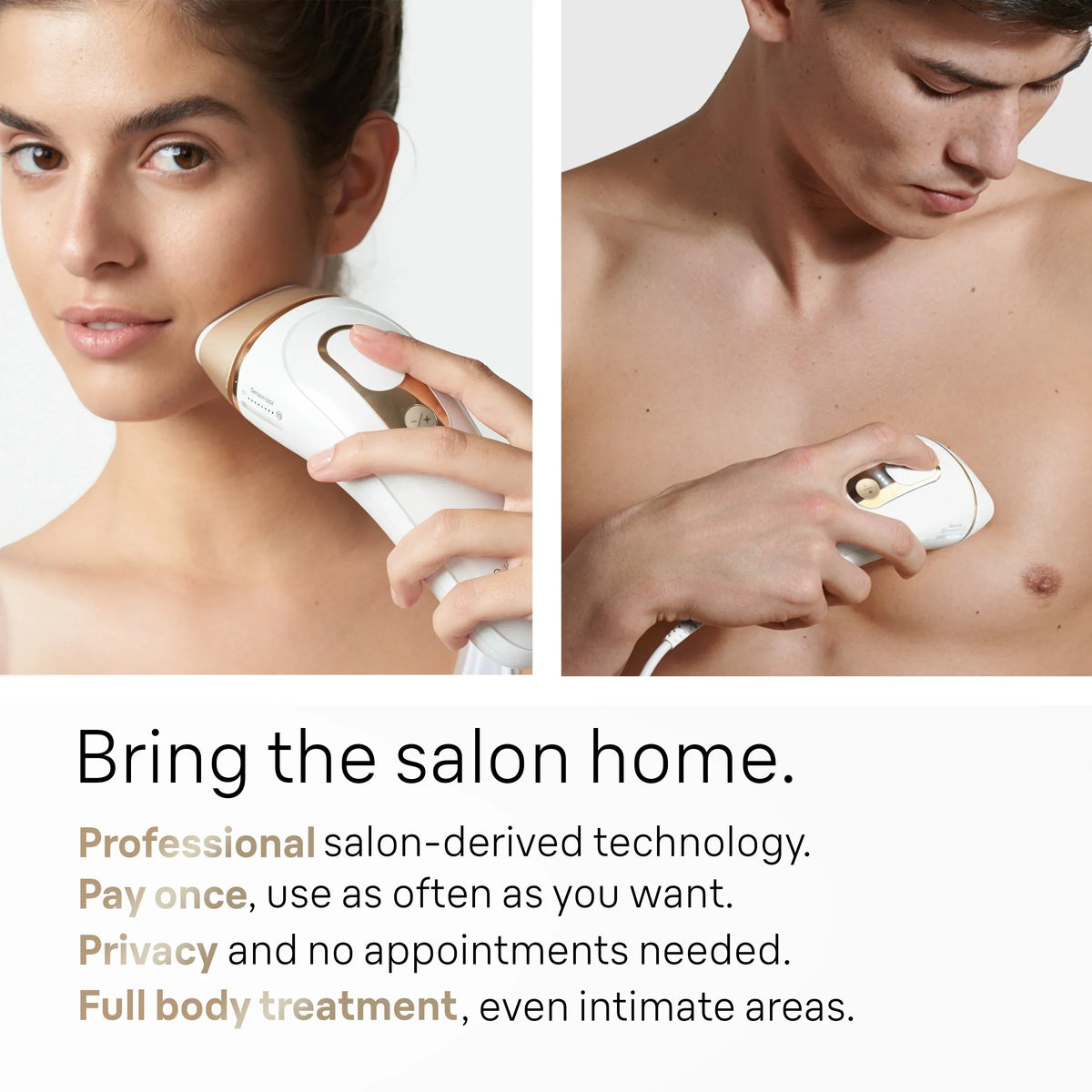 Braun Silk Expert Pro5 IPL Hair Removal Device, White-Gold - PL5147