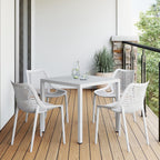 WestinTrends 5-Piece Outdoor Patio Dining Set, Olive Green - Playa