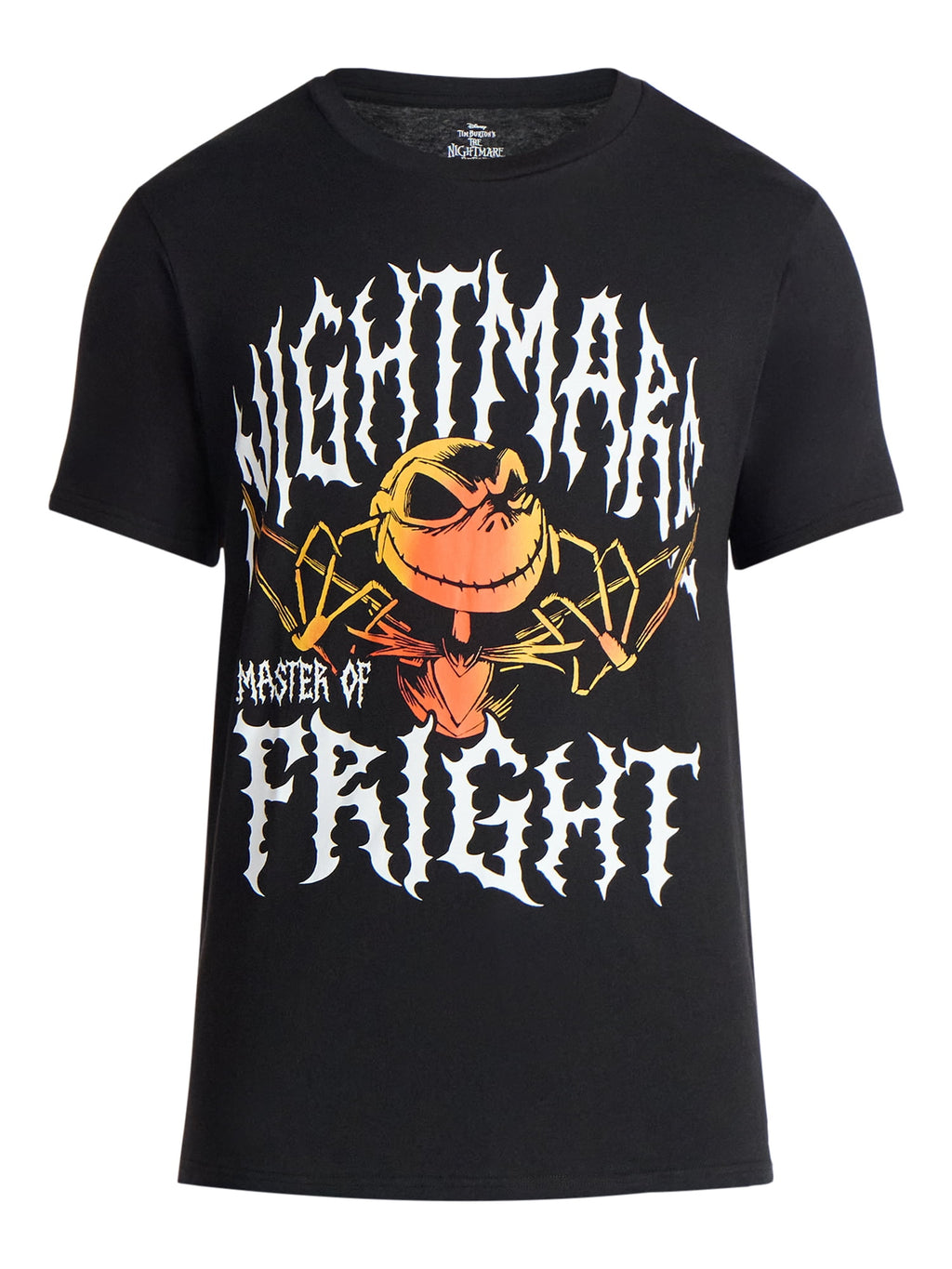 Nightmare Before Christmas Men's and Big Men's Master of Fright Graphic Tee, Sizes S-3XL