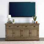 Kosas Home Reclaimed Pine Sideboard, Weathered Brown - Quincy