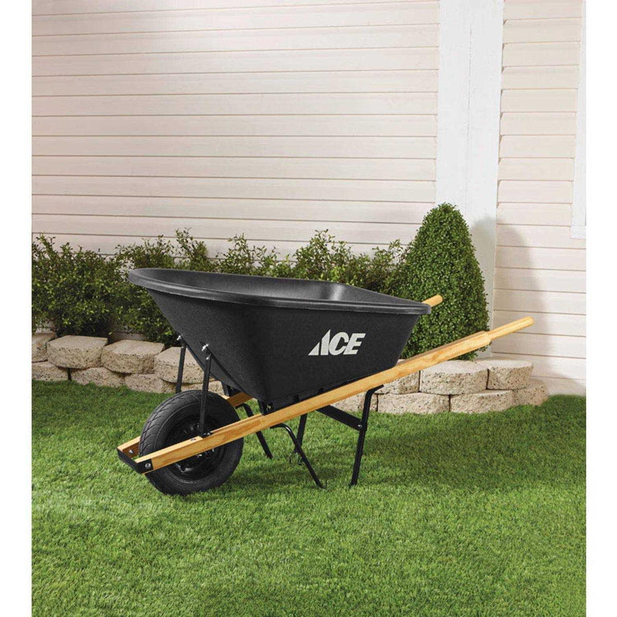 Ace Poly Residential Wheelbarrow 6 Cu Ft