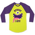 I Bite Monster Halloween Long Sleeve T-Shirt Boy's Toddler 2T