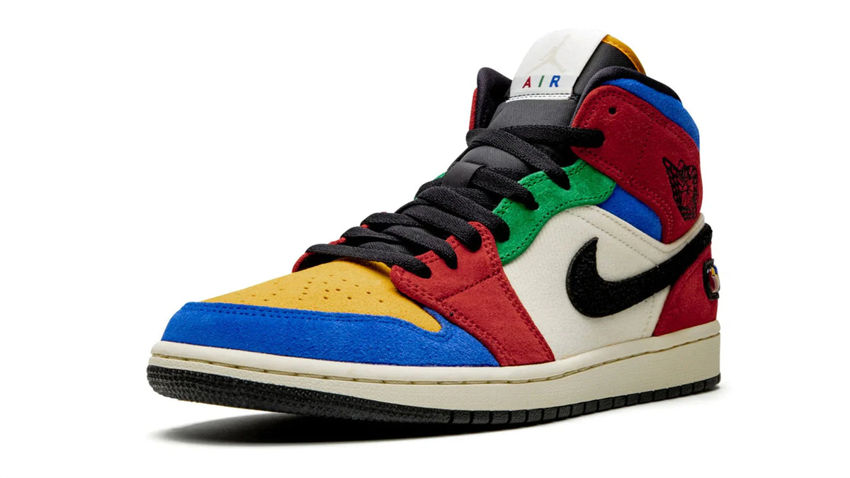 Jordan Brand Air Jordan 1 Mid Blue The Great Fearless Sneakers