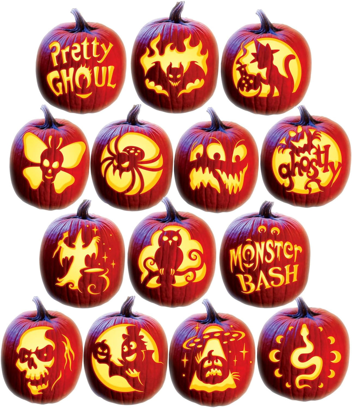 Pumpkin Masters Ultimate Carving Party Kit, 12 Patterns
