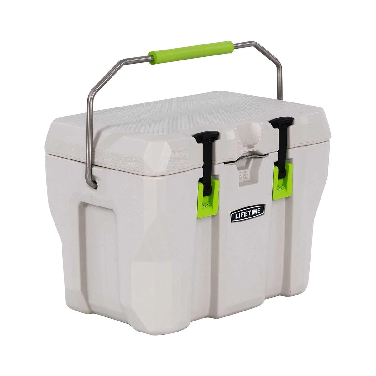 Lifetime Bear-Resistant High Performance Camping Cooler, 28 qt, 20 Can Capacity, Boulder Gray - 91289