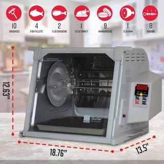 Ronco Showtime Platinum Countertop Rotisserie Oven With Digital Controls - ST5000PLAT