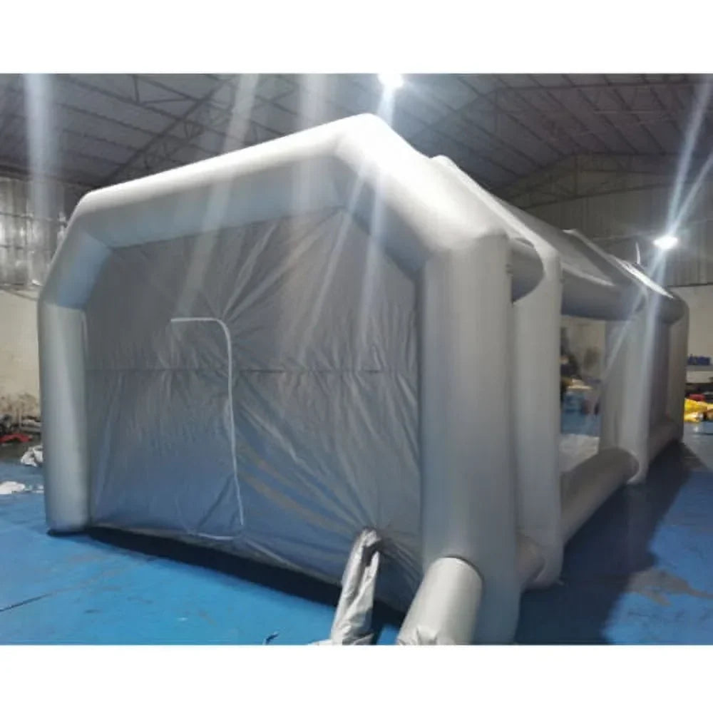 Inflatable Car Paint Spray Booth Work Tent With Filter System 26 x 15 x 10 Ft
