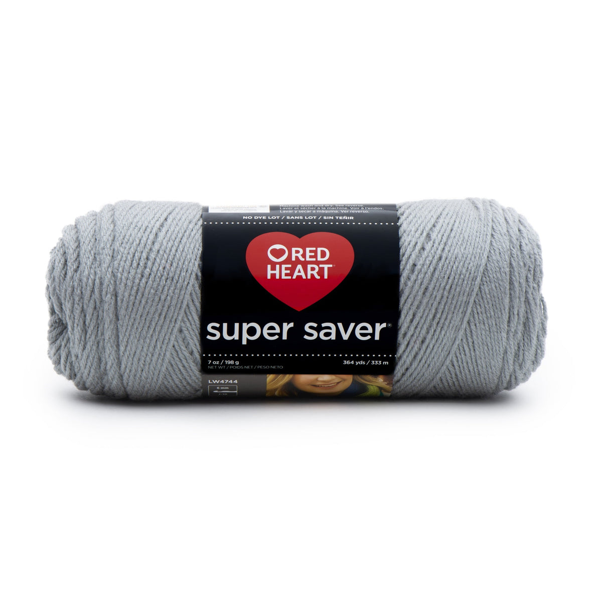 Red Heart Super Saver 4 Medium Acrylic Yarn Black 7oz 198g 364 Yards
