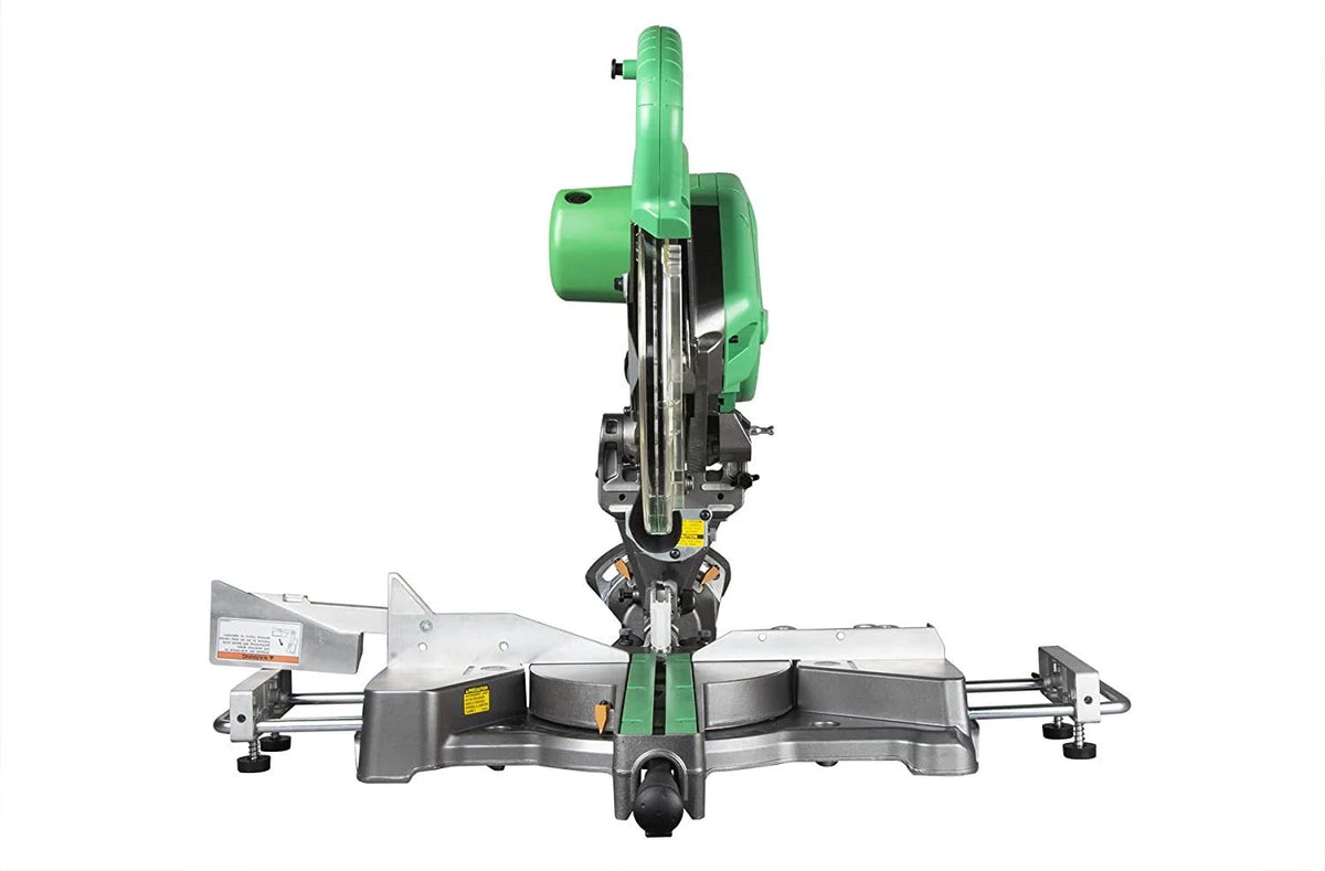 Metabo HPT 10-Inch Sliding Dual Compound Miter Saw, 12 Amp, Double Bevel - C10FSHS