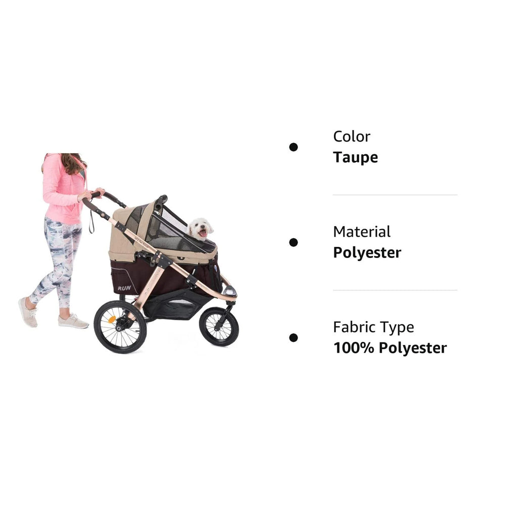 HPZ-PR America Pet Rover Run Jogging Pet Stroller, 50 lbs, Camo Green - B08R9KCWW1
