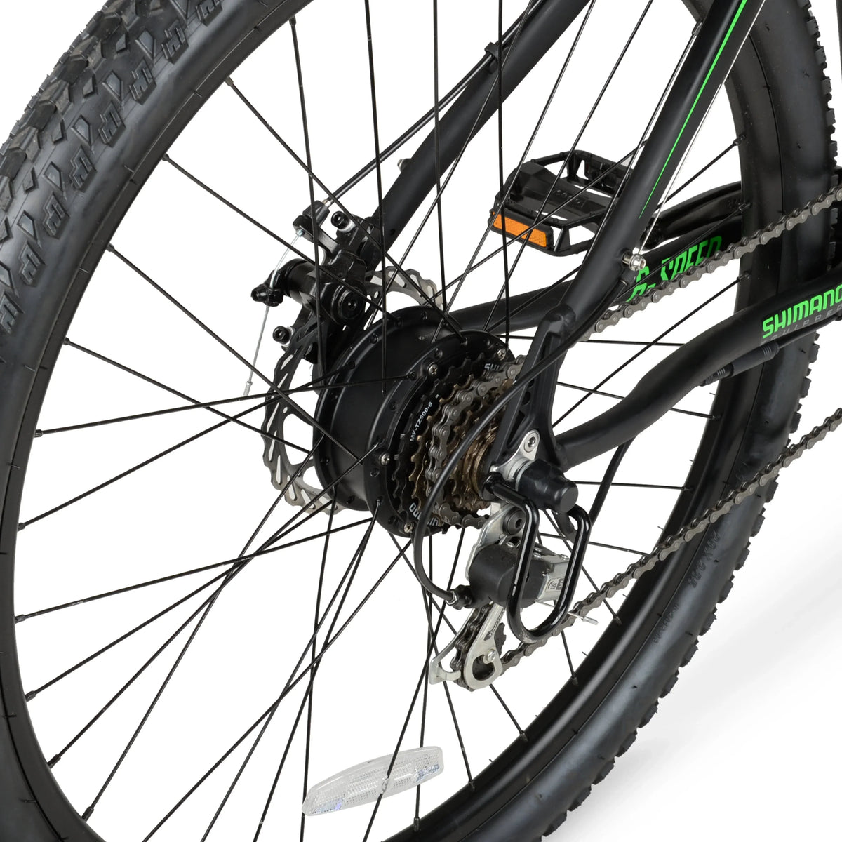 Hyper Bicycles 29 Inch 36V Electric Mountain Bike For Adults, 250W, Black