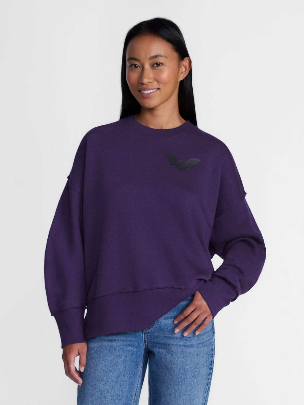 Women's Halloween Salem Book Club Graphic Fleece from Way to Celebrate, Sizes S-4X
