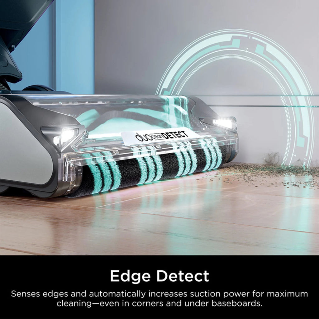 Shark POWERDETECT Upright Vacuum With DuoClean Detect, Black/Teal - AZ4000