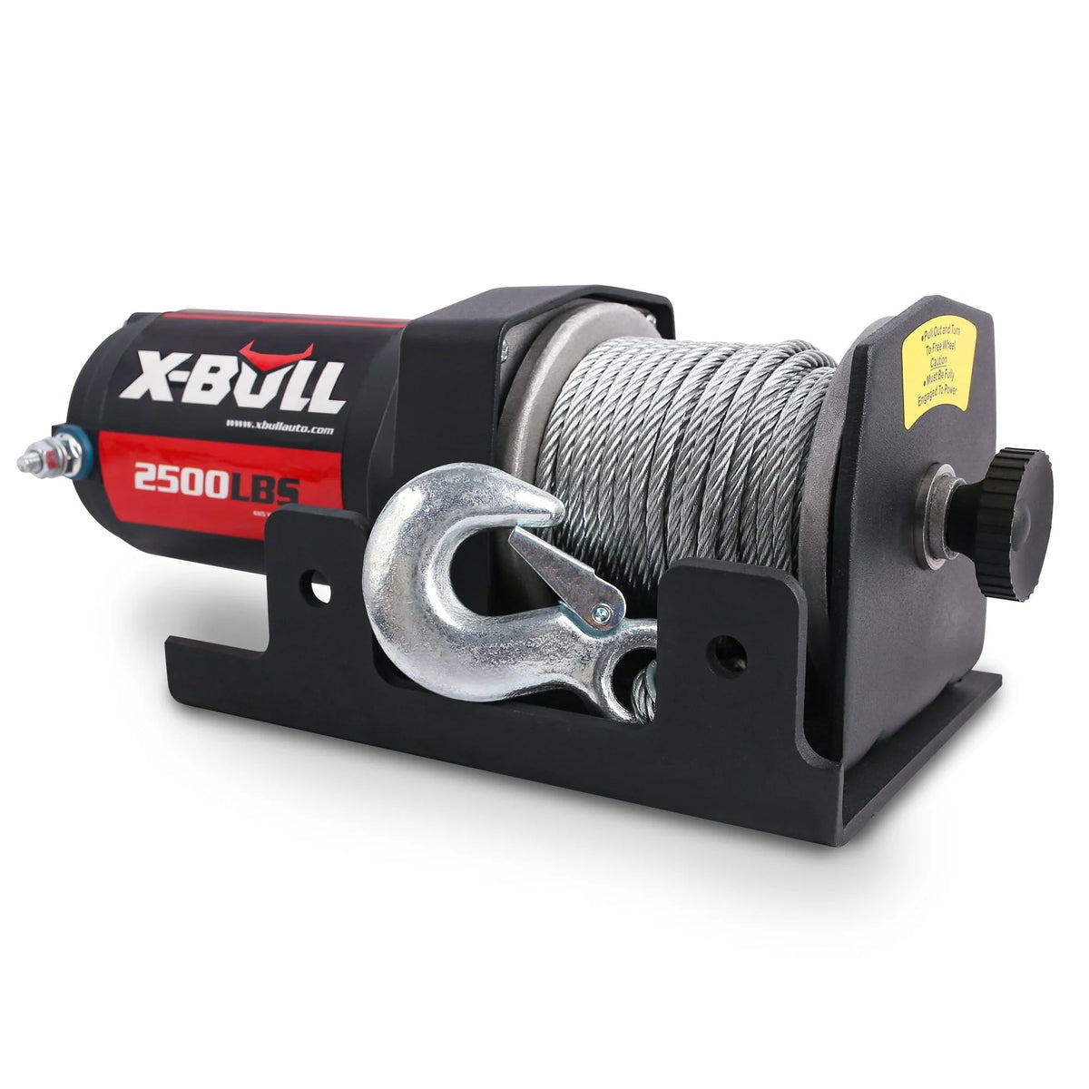 X-BULL 12V Electric Winch, 2500LBS/1134KGS Steel Cable, Wireless