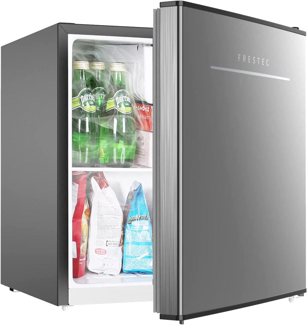 Frestec Compact Mini Refrigerator With Freezer, 1.6 Cu.Ft