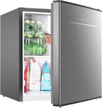 Frestec Compact Mini Refrigerator With Freezer, 1.6 Cu.Ft