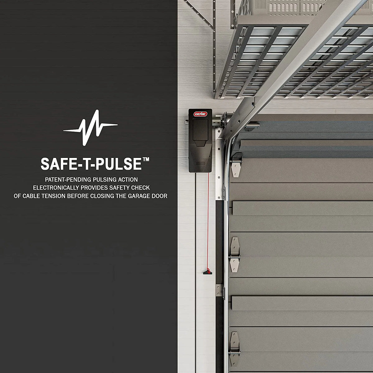 Genie Wall Mount Smart Garage Door Opener With Aladdin Connect - 6172H-O