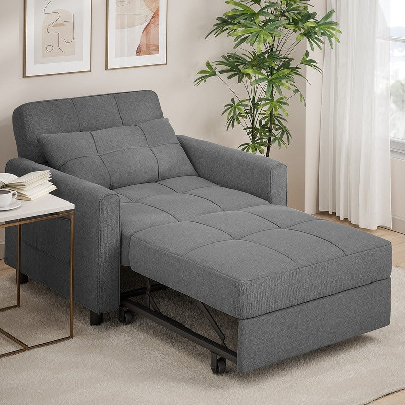 3-in-1 Adjustable Pull-Out Sleeper Sofa Bed With 330 Pounds Capacity