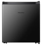 Hisense Single Door Mini Refrigerator, Black, 1.6 Cu Ft - WMS017M6XBE