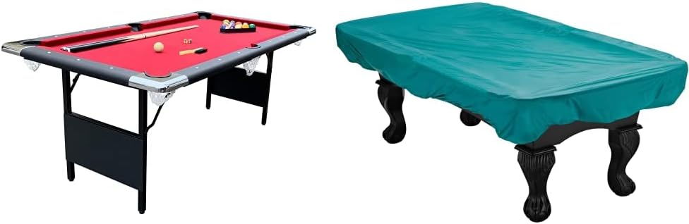 Hathaway Fairmont Portable Pool Table 6 Ft, 76 x 43.25 x 32 in - BG2574