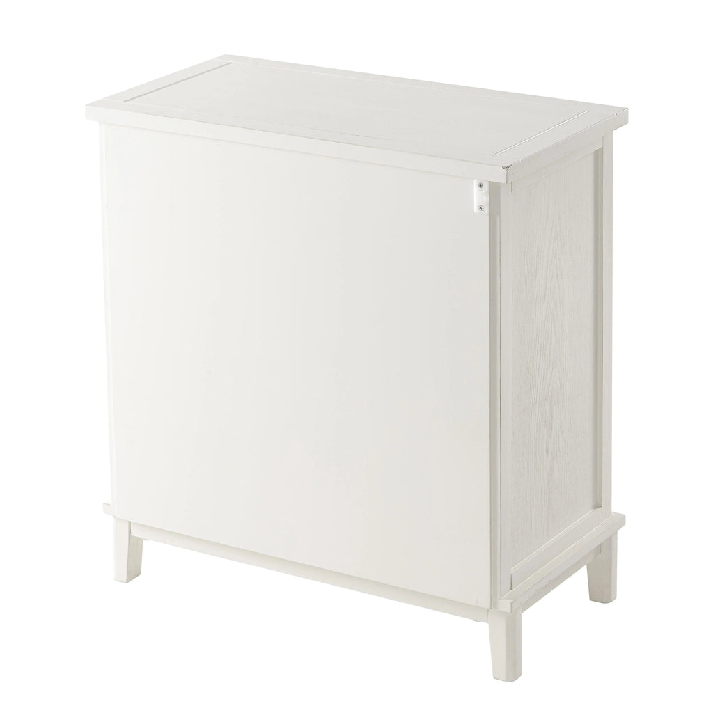 Farmhouse Fully Assembled Nightstand With 2 Drawers