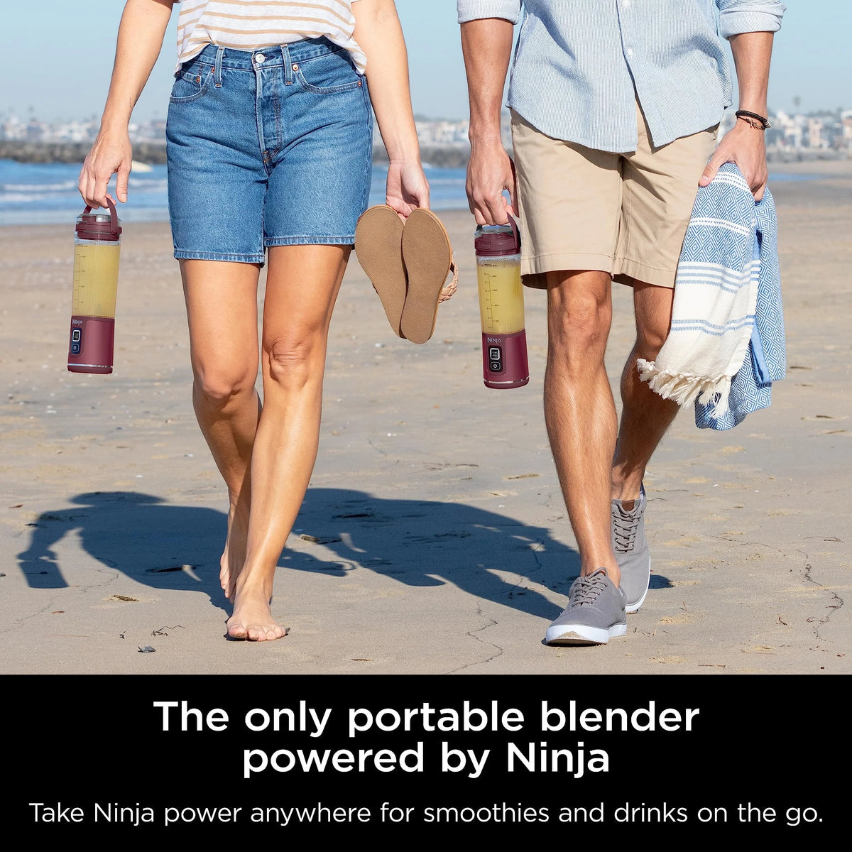 Ninja Blast Portable Personal Blender, Cordless, 18 oz, Metallic Purple - BC151PL