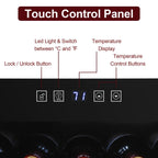 Ktaxon 18 Bottle Compressor Wine Cooler, 1.8 Cu.Ft, 52L - Freestanding