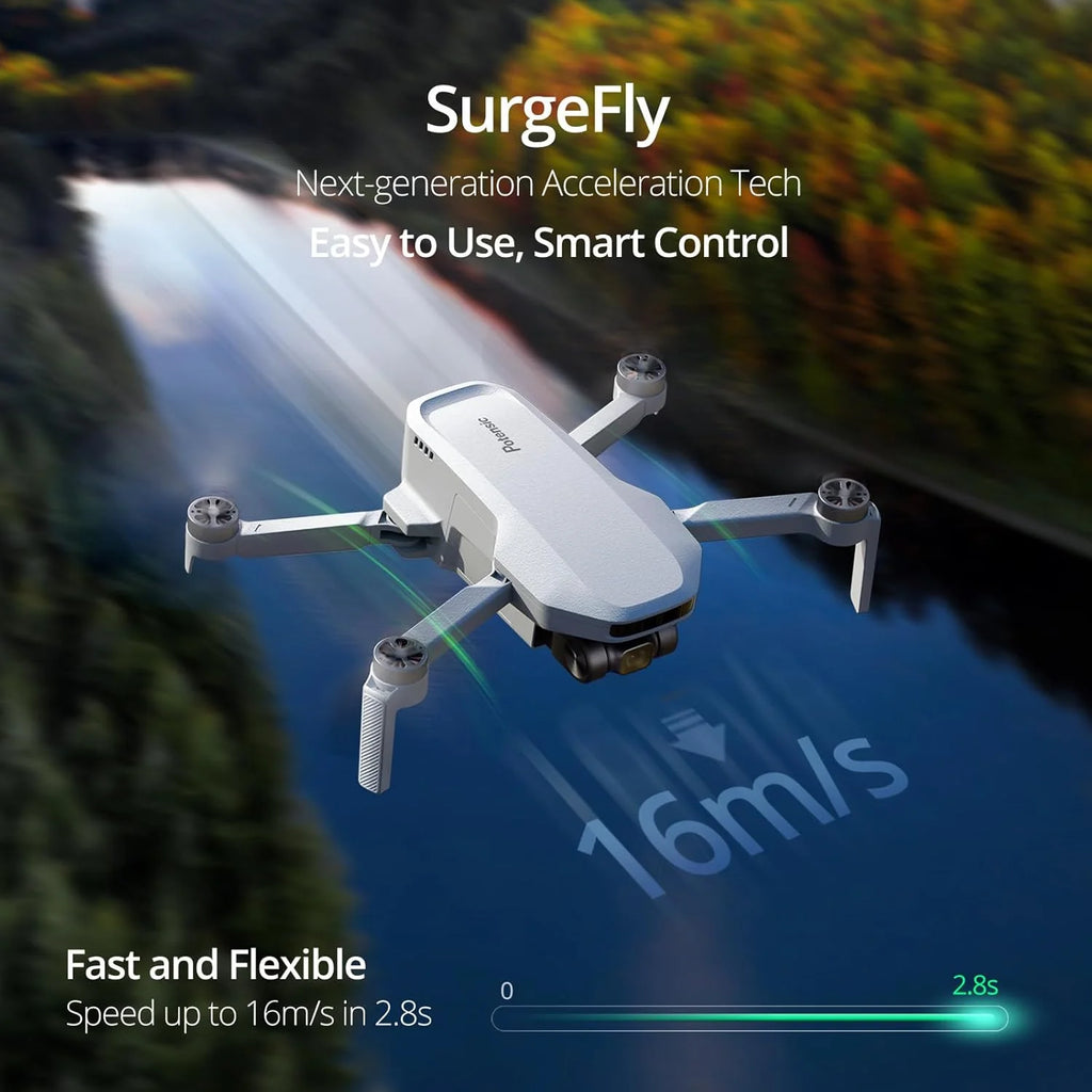 ATOM SE GPS Drone With 4K EIS Camera, 2 Batteries, 62 Minutes Flight - ATOM SE