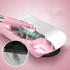 Hand Push Floor Sweeper With Dustpan Set, Fiber, 102cm x 33cm x 16.3cm