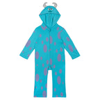 Disney Monsters Inc. Toddler Boy or Girl Cosplay Hooded One Piece Mike Lime Green