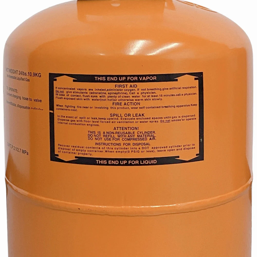 R404A Refrigerant Gas 24 lb Cylinder - R-404A