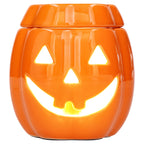 Ceramic Jack-o'-Lantern Electric Wax Warmer, Orange, Halloween by Way To Celebrate