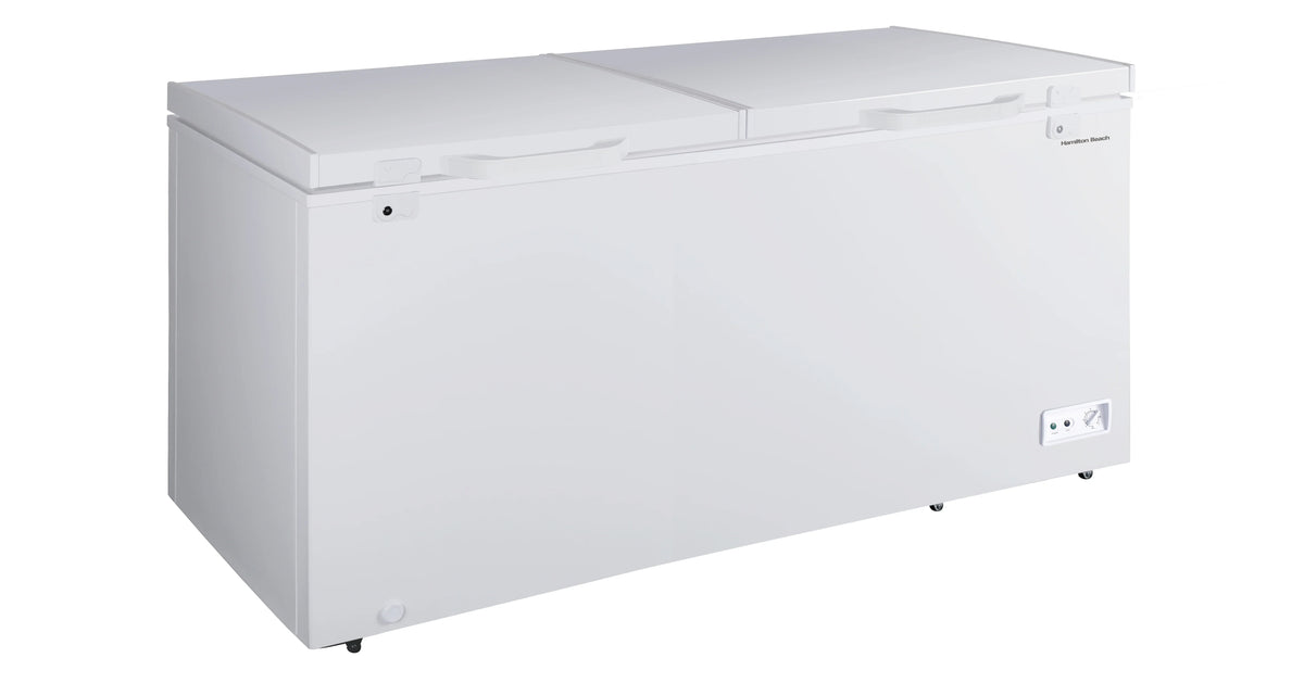 Hamilton Beach 17 Cu. Ft. Chest Freezer, Double Door, White - HBFRF1749