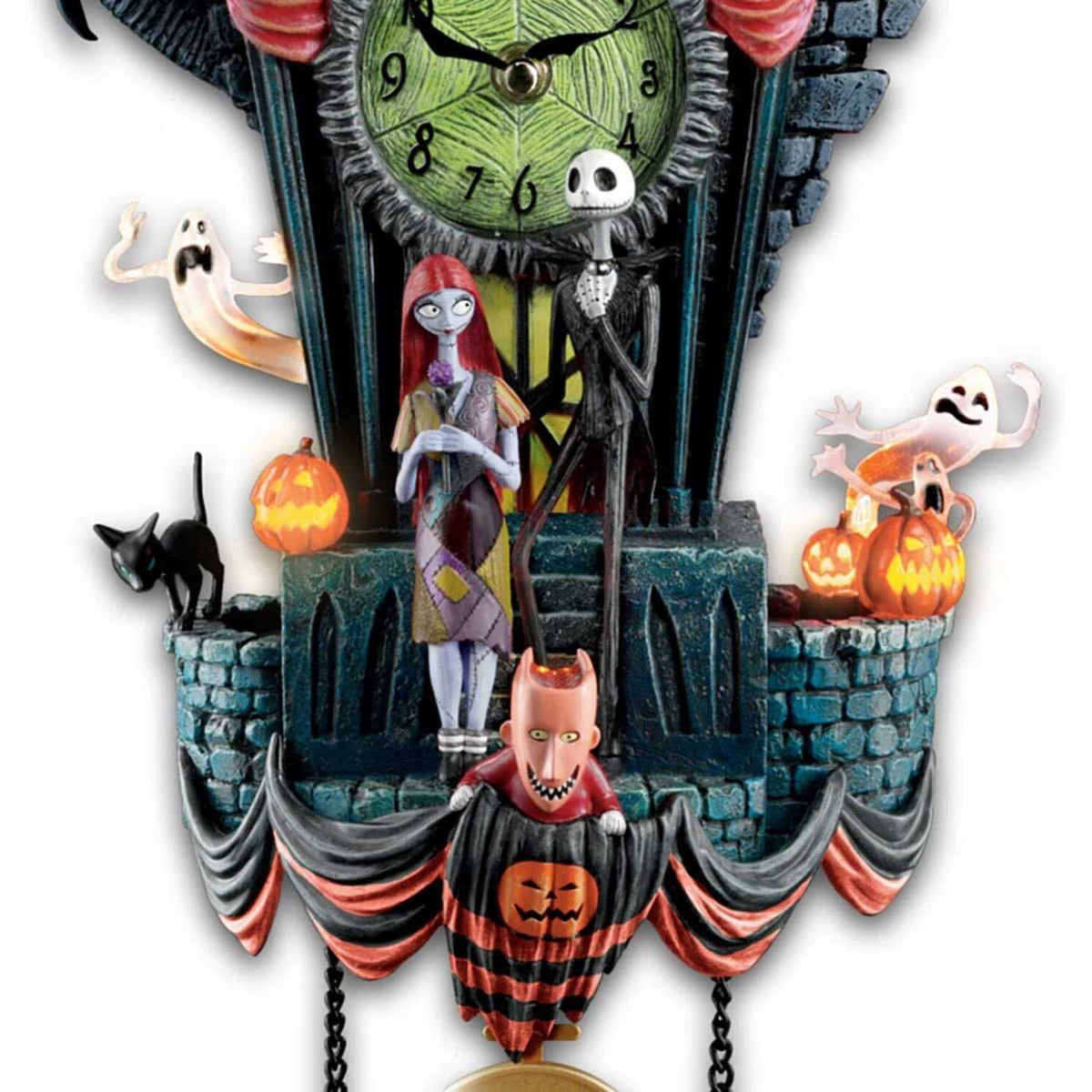 The Bradford Exchange The Nightmare Before Christmas Cuckoo Clock - 53.3 cm High