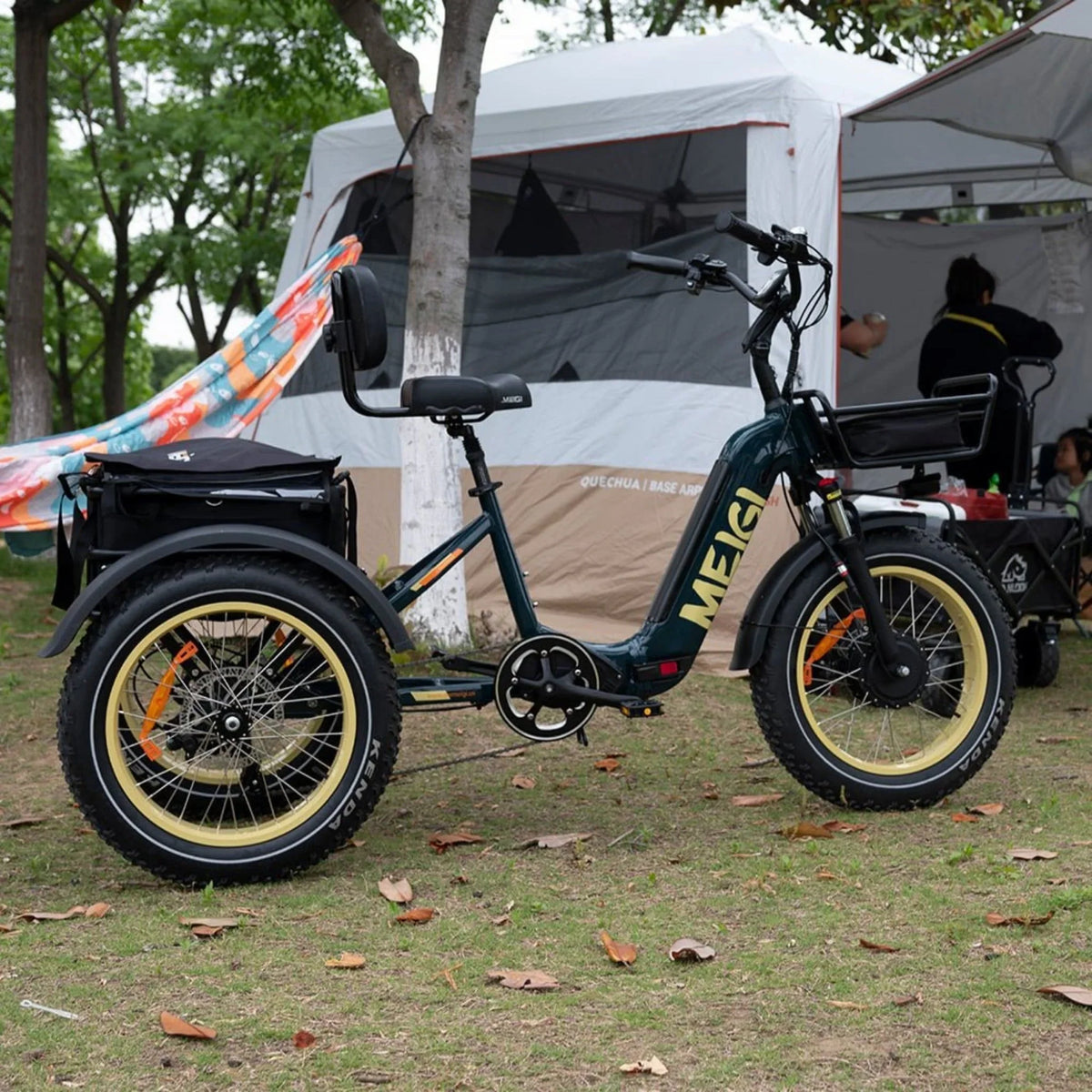 DWMEIGI Silverado 20 inch 48V/14Ah 750W Folding Electric Tricycle With Wide Tires, 150 kg - MG2301