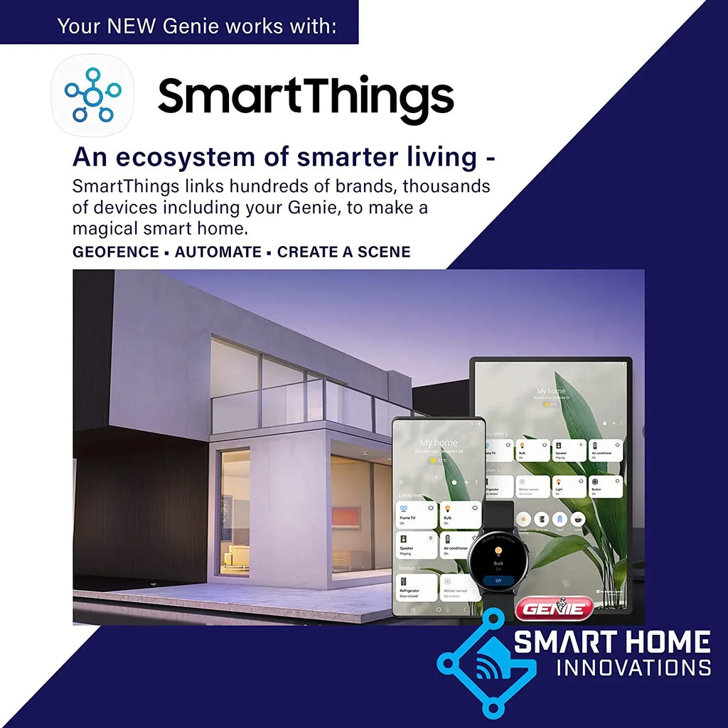 Genie Wall Mount Smart Garage Door Opener With Aladdin Connect - 6172H-O