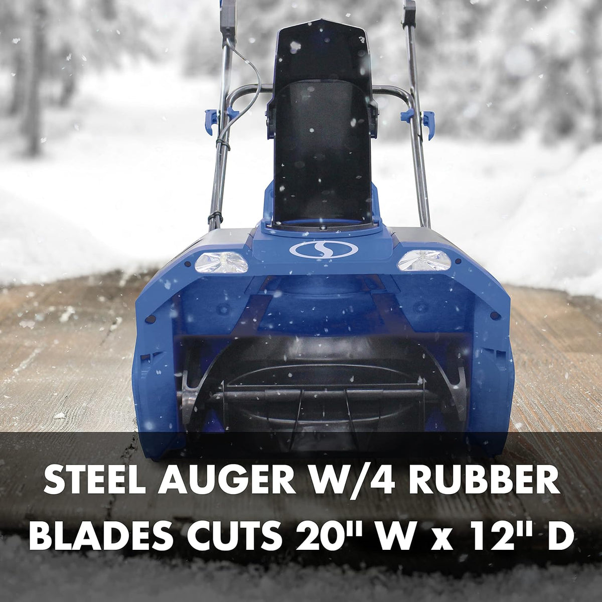 Sun Joe 20-Inch 48V Cordless Snow Blower Kit With 2 Batteries And Charger - 24V-X2-20SB
