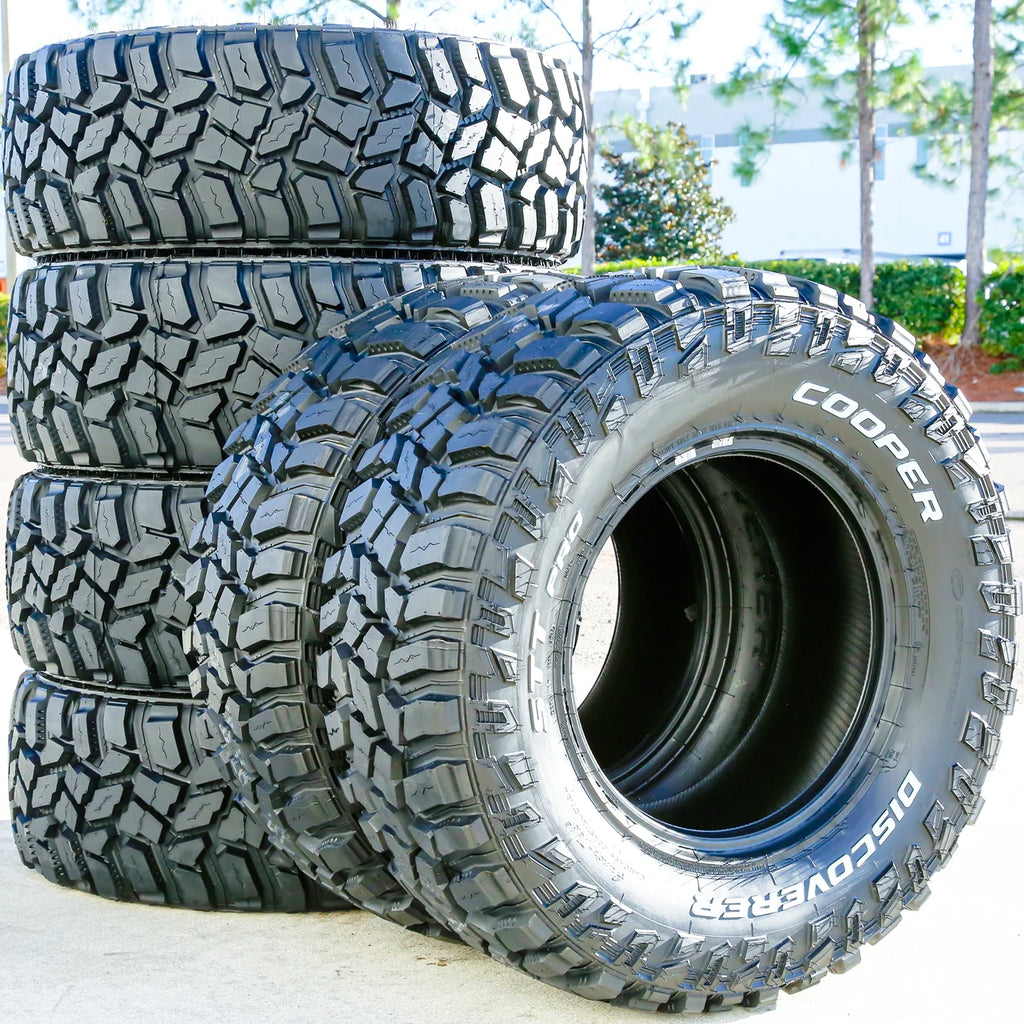 Cooper Discoverer STT Pro Mud Terrain Light Truck Tires 285/75R16 126/123Q E 10 Ply - Set Of 4