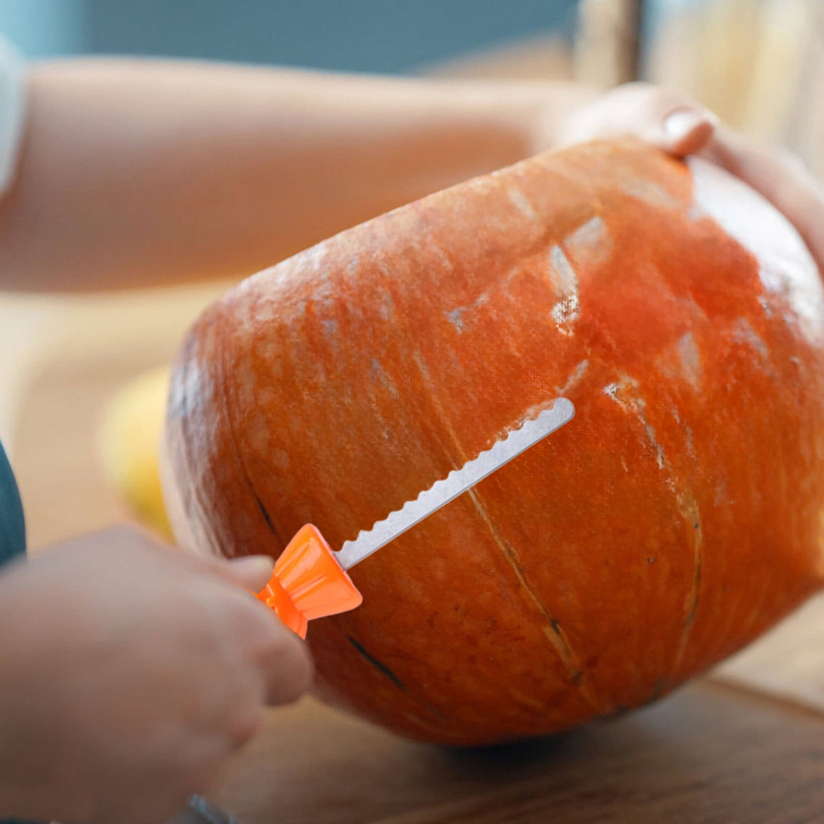 Halloween Plastic Pumpkin Carving Tool Set,Ergonomic Grip Portable Compact Build,Practical Craft Prop For Home Diy Activity Halloween Party Entertainment