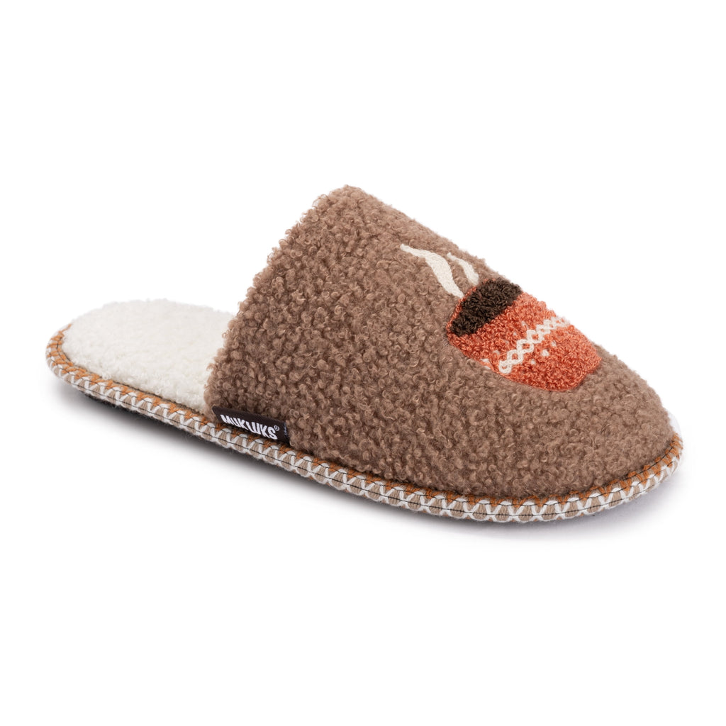 MUK LUKS Women's Punch Needle Fall Halloween Novelty Scuff Slipper