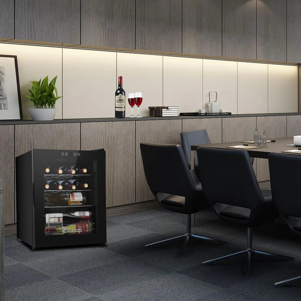 Ktaxon 18 Bottle Compressor Wine Cooler, 1.8 Cu.Ft, 52L - Freestanding
