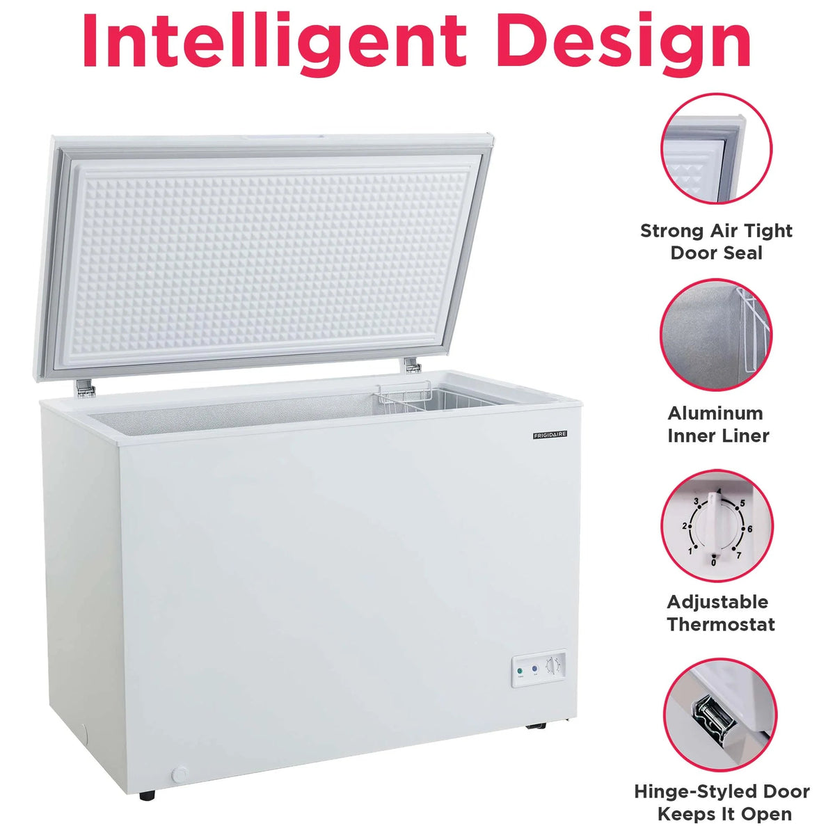Frigidaire Chest Freezer 10.3 Cu. Ft., White - EFRF1005