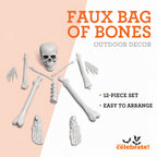 Faux Bag of Bones, 12 Pieces, Halloween by Way To Celebrate
